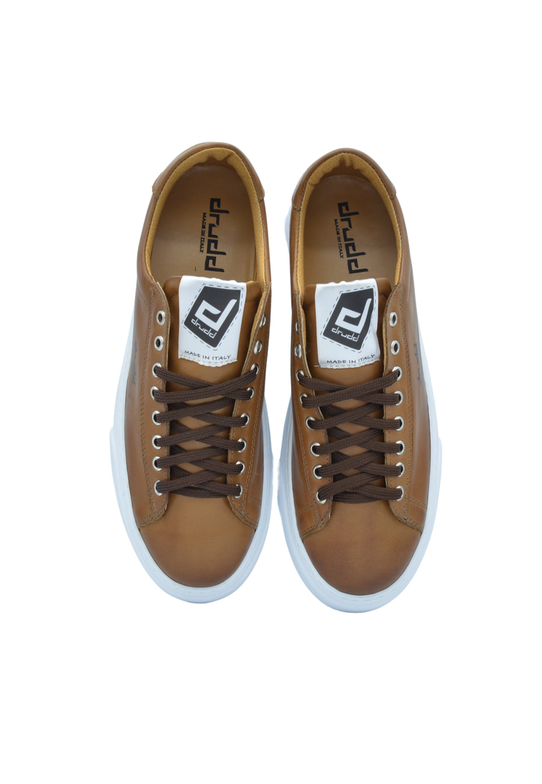 Sneakers Pelle Vitello Cuoio - D-4190