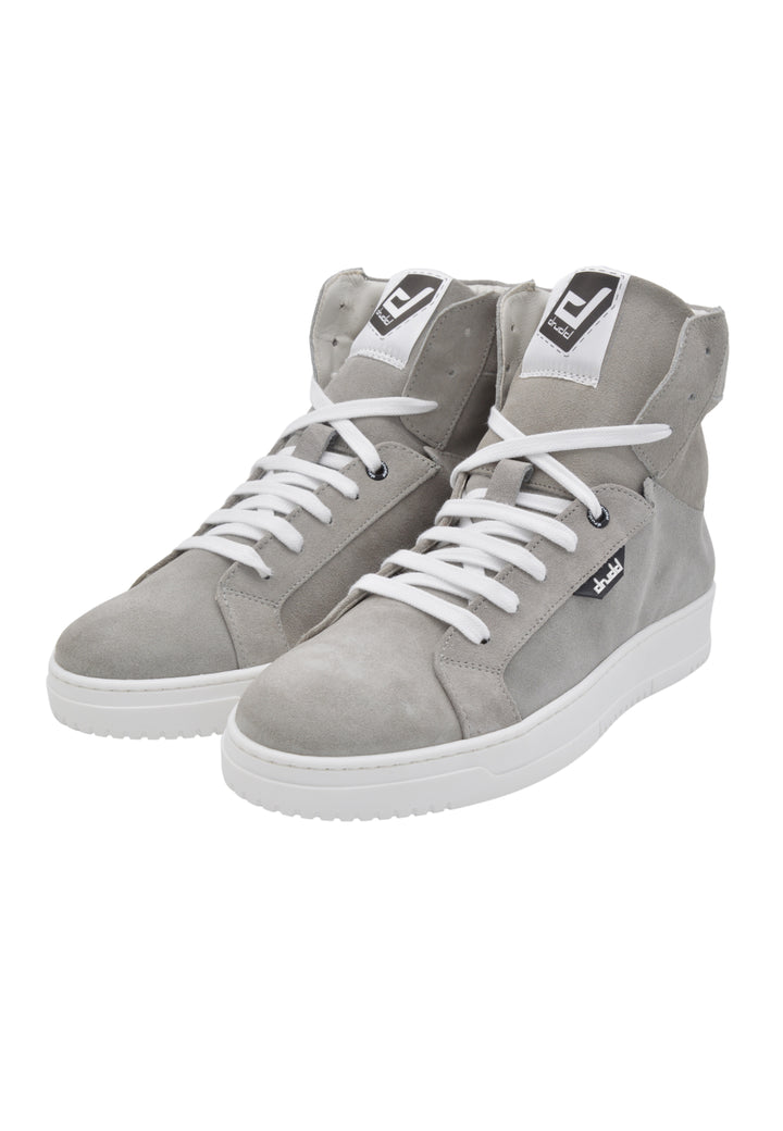 Sneakers Camoscio Grigio - D-314