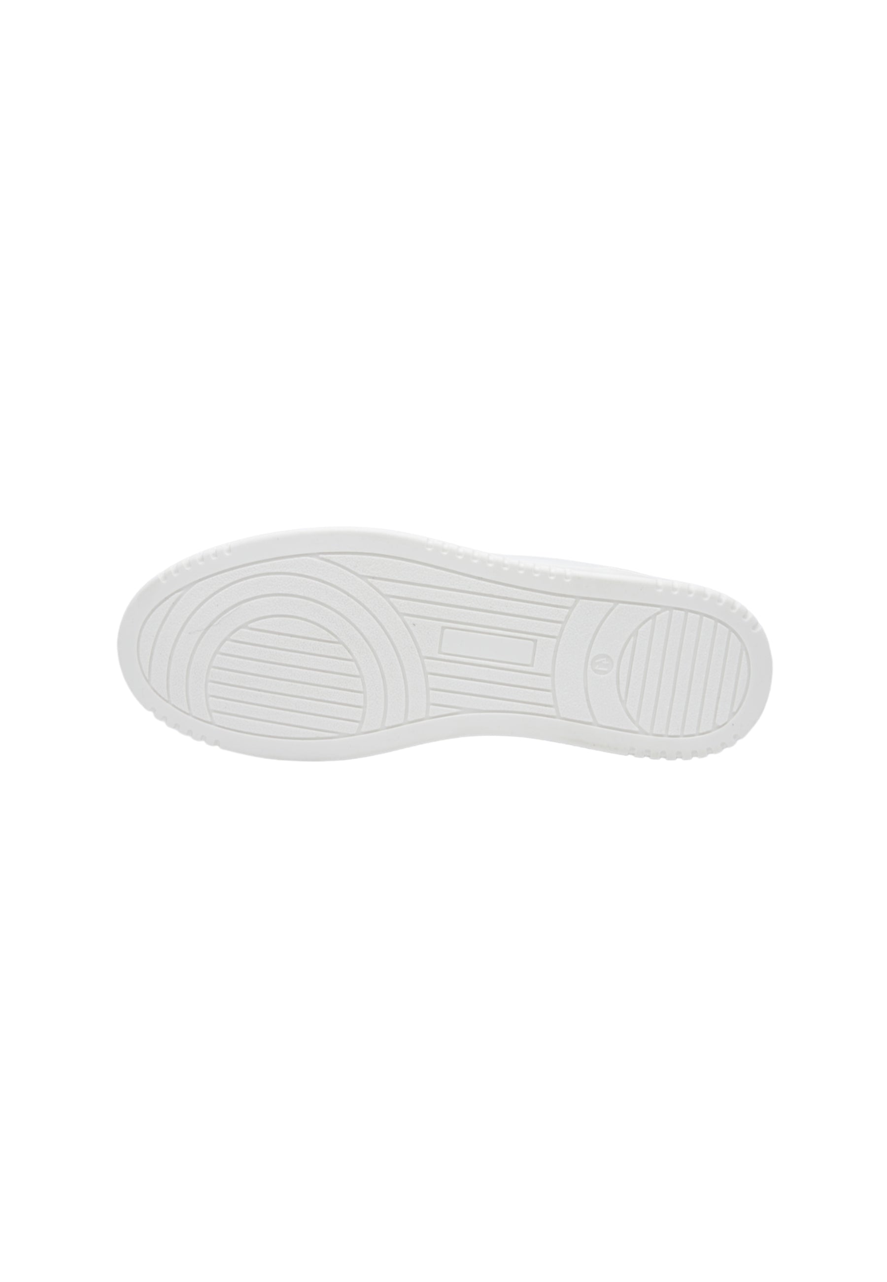 Sneakers Pelle Bianca e Verde - D-310