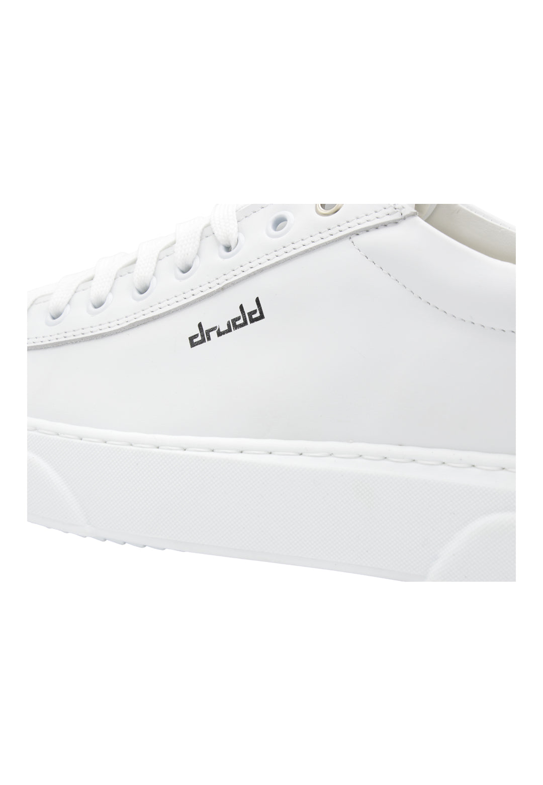 Sneakers Pelle Vitello Bianco - D-4190