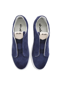 Sneakers in camoscio blu - D-Amalfi