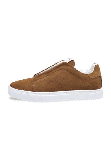 Sneakers in camoscio cognac - D-Amalfi