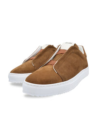 Sneakers in camoscio cognac - D-Amalfi