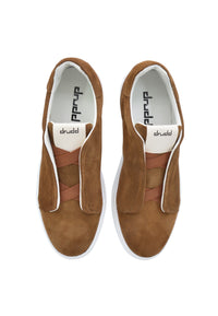 Sneakers in camoscio cognac - D-Amalfi