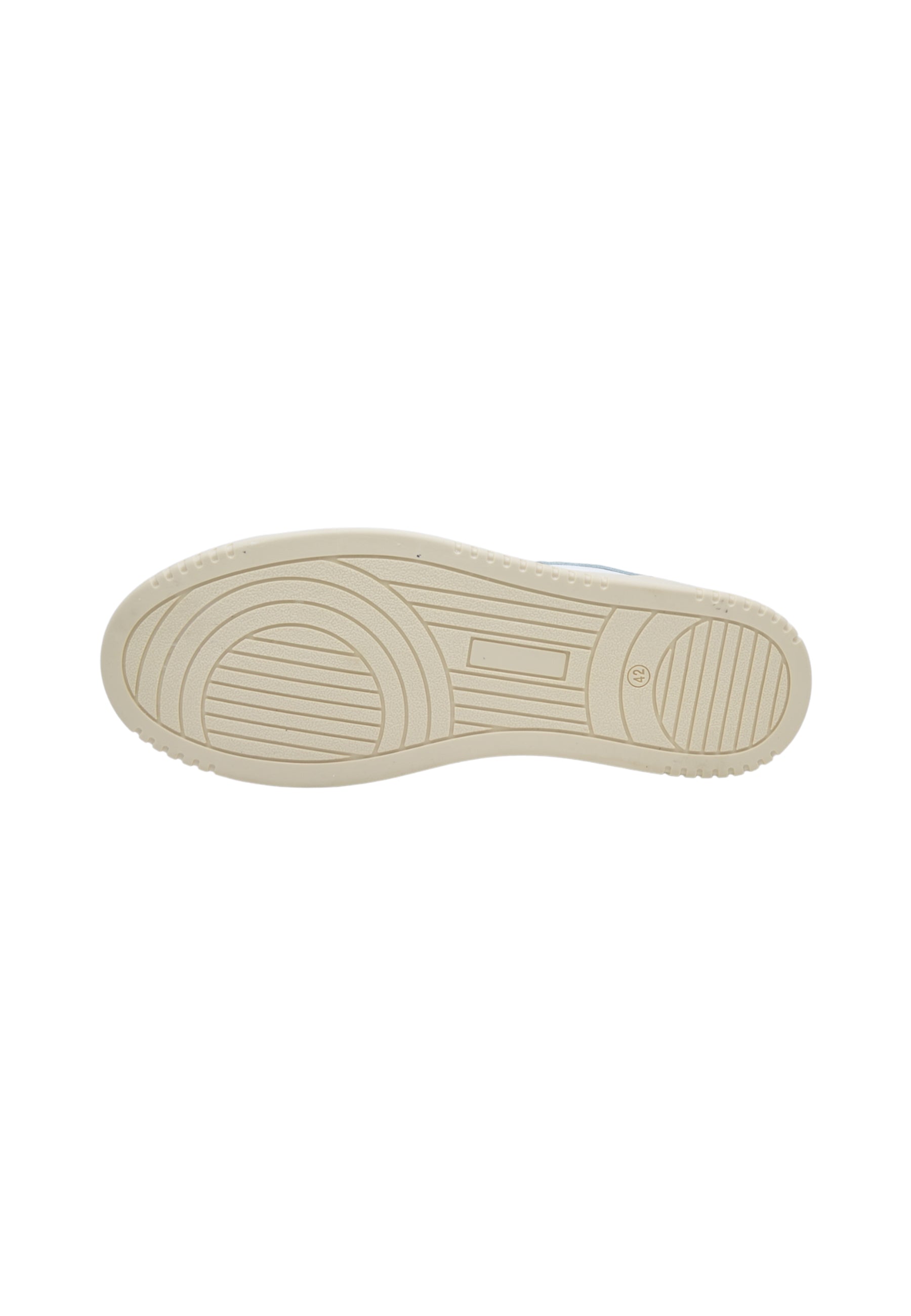 Sneakers Pelle Bianca e verde- D-Benji