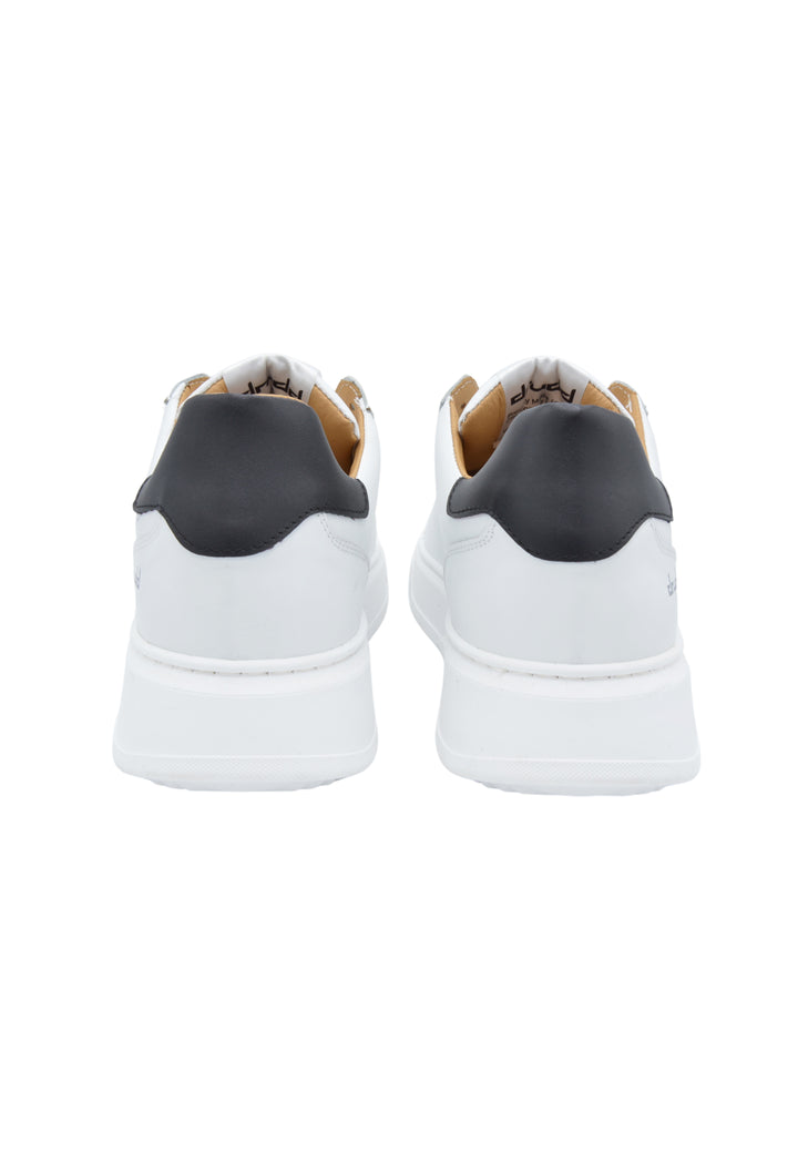Sneakers Pelle Bianco e Nero - D-BRO