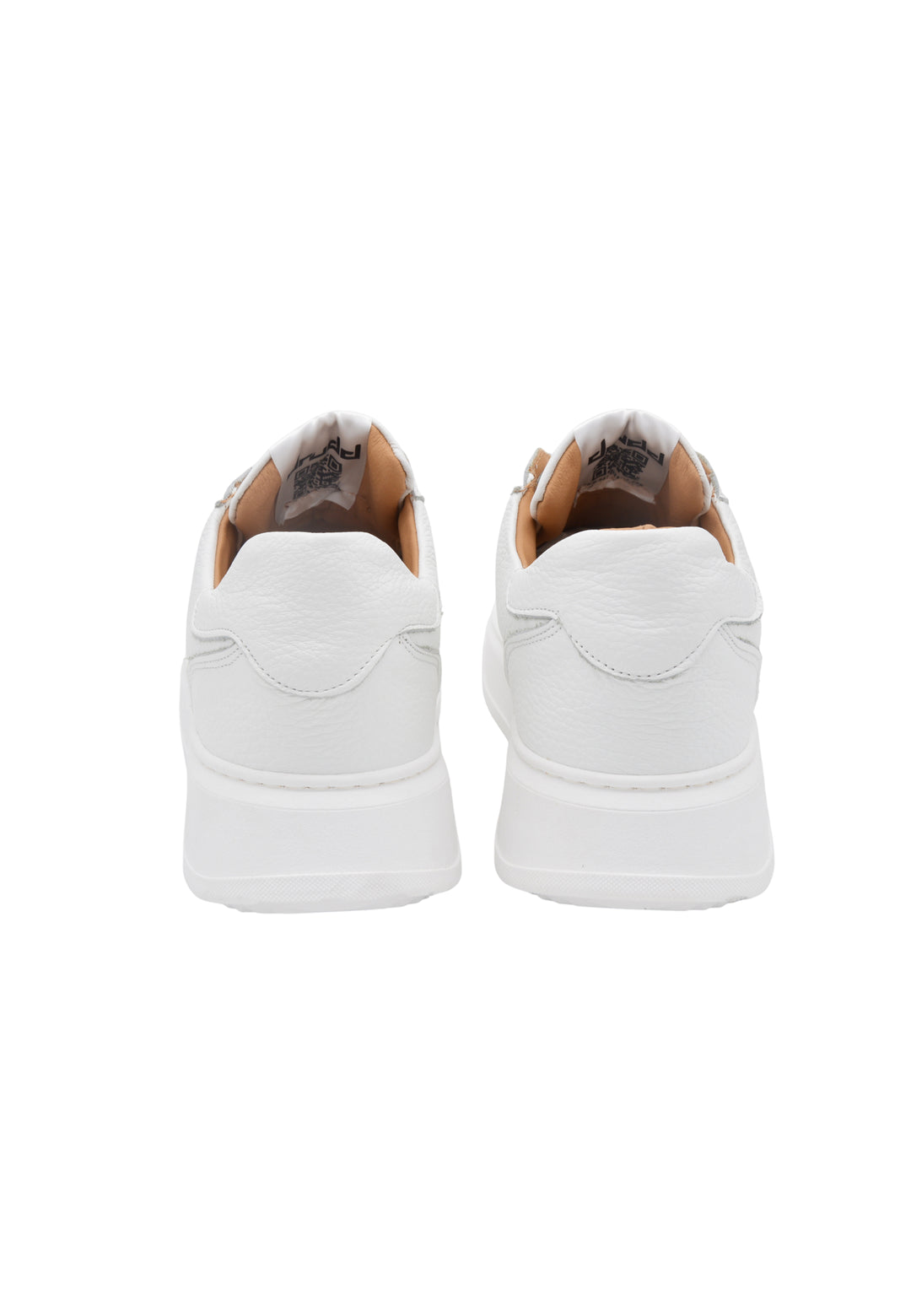 Sneakers Pelle Bottalata Bianco - D-BRO