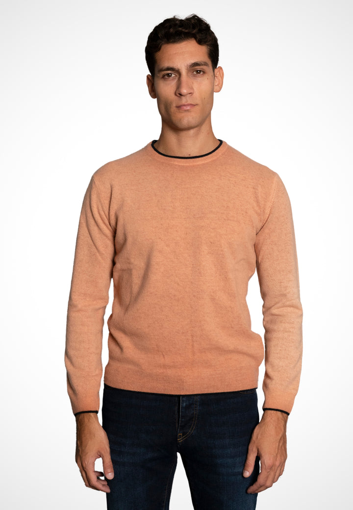 Maglione giro collo in Lana - D-Cold Pesca