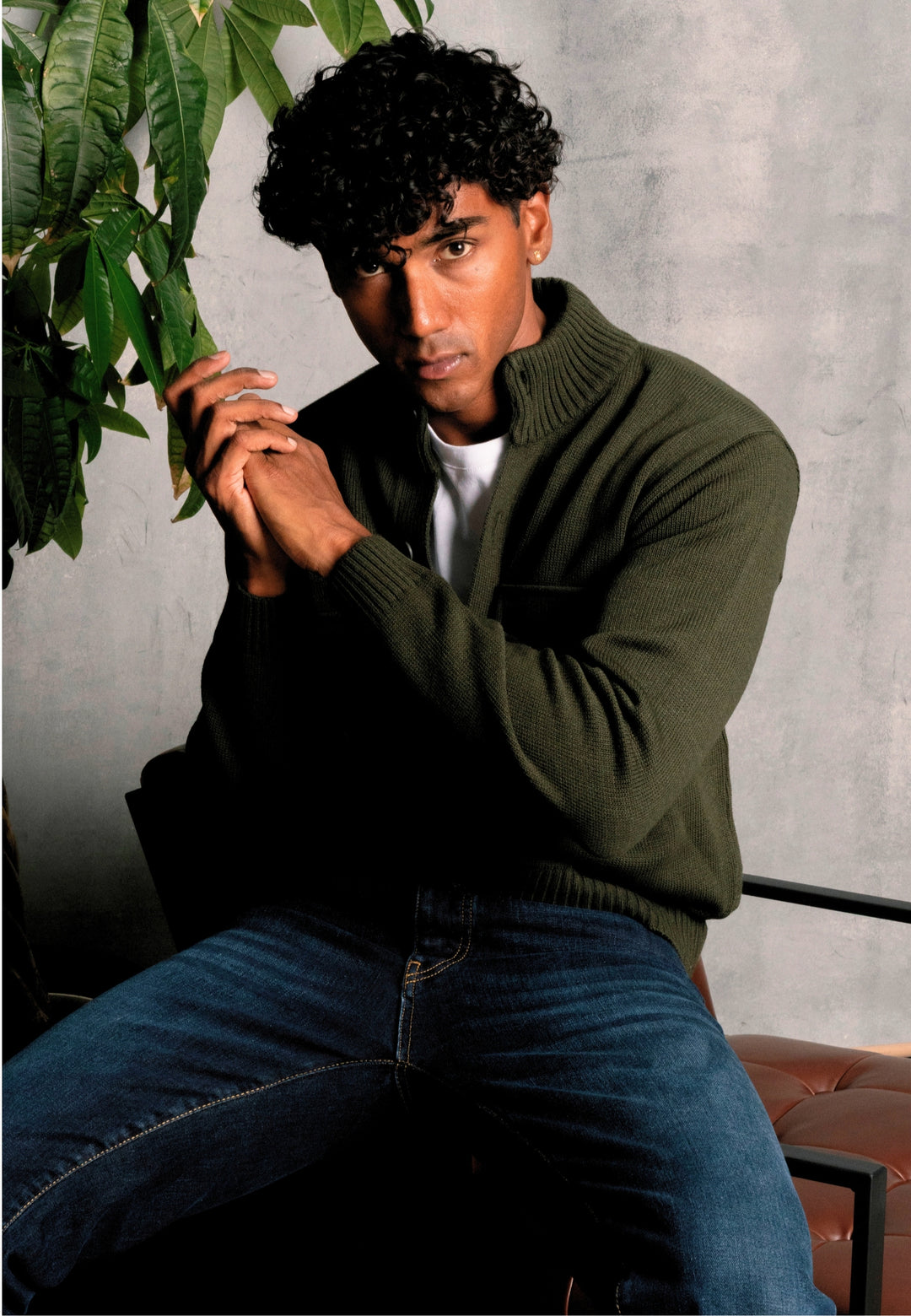 Giacca in lana con bottoni - D-Jacket Verde