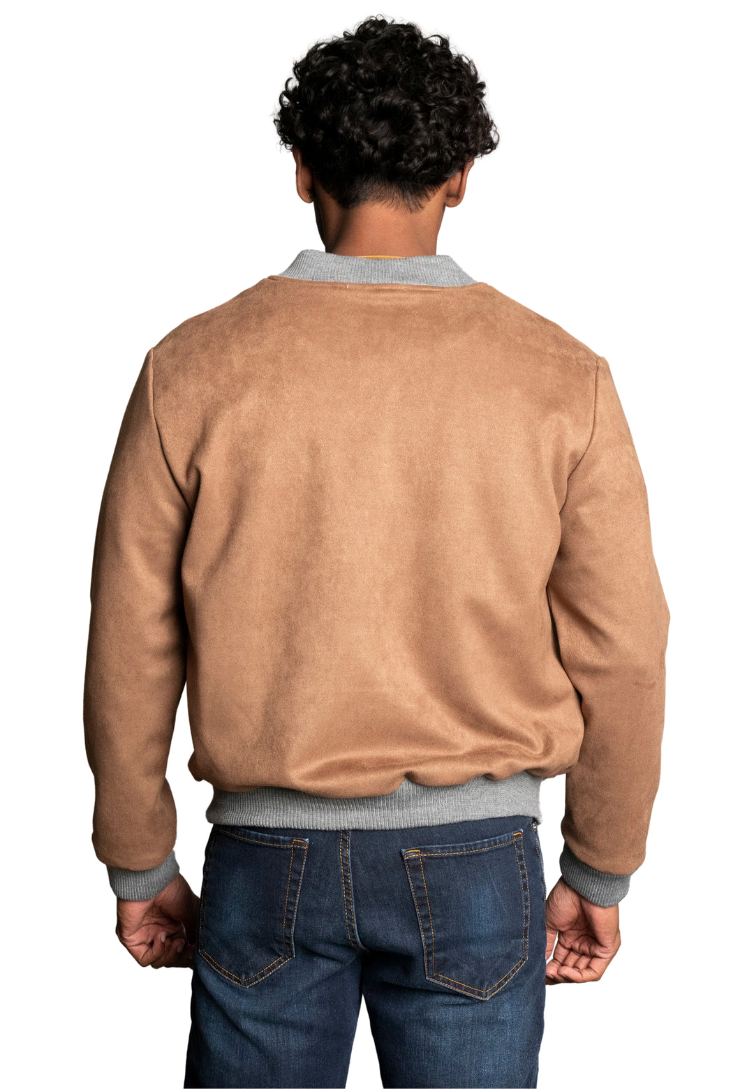 Giubbino in simil camoscio - D-Jacket Beige