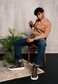 Giubbino in simil camoscio - D-Jacket Beige