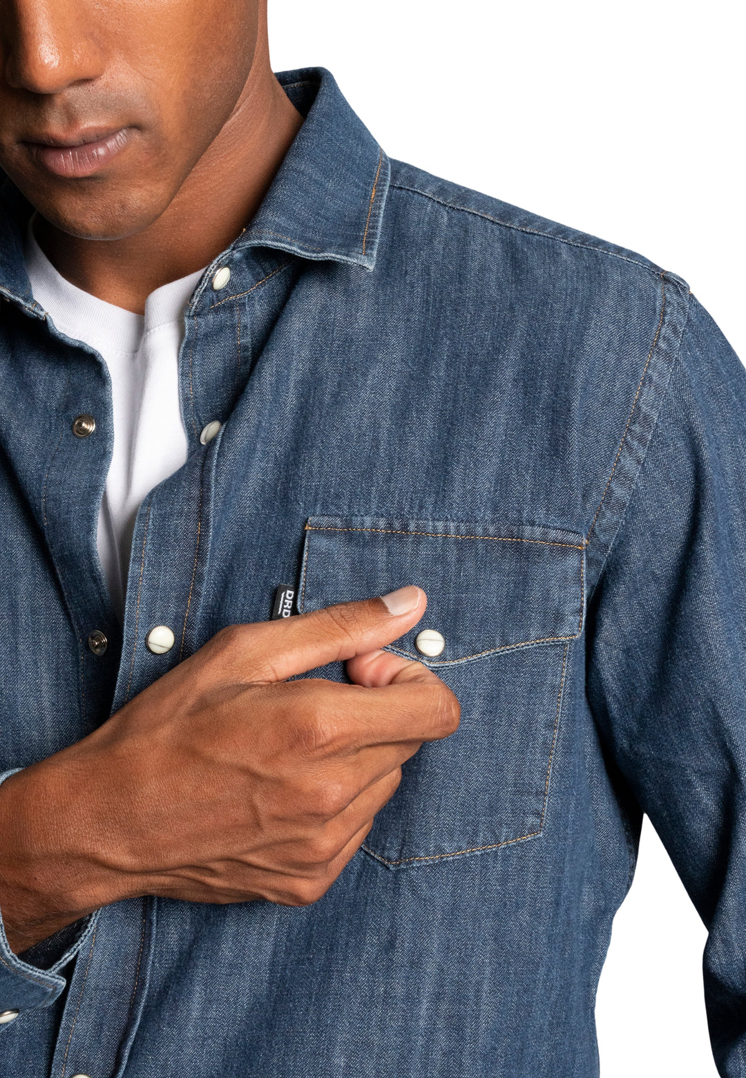 Camicia Jeans  100% cotone - D-OZ6