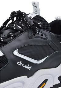 Sneakers Pelle e Tessuto Nero - DR3