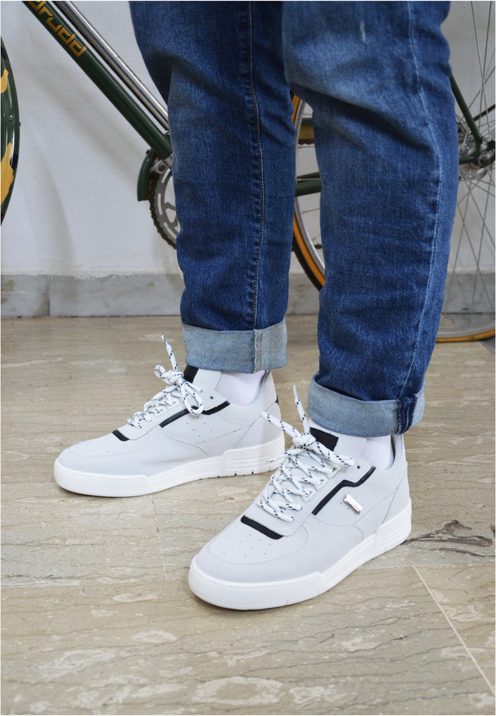Sneakers Pelle riciclata bianca - DR6