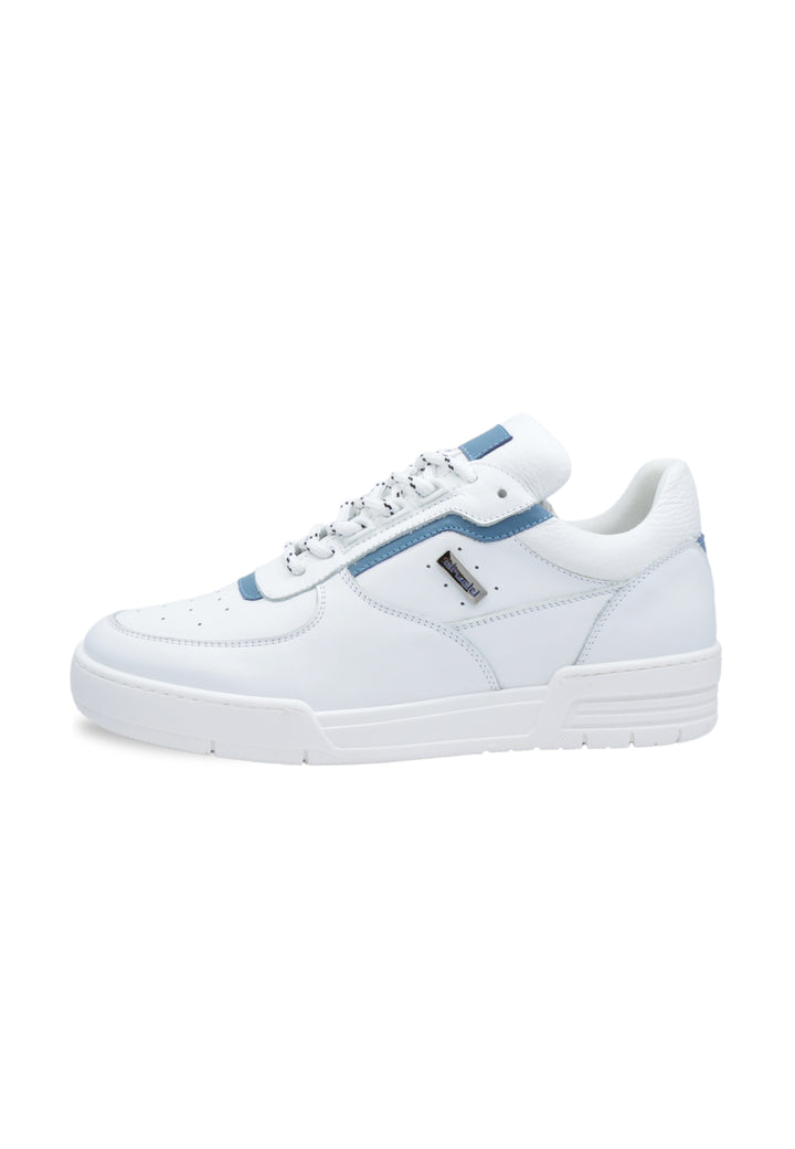 Sneakers Pelle bianca e acqua - DR6
