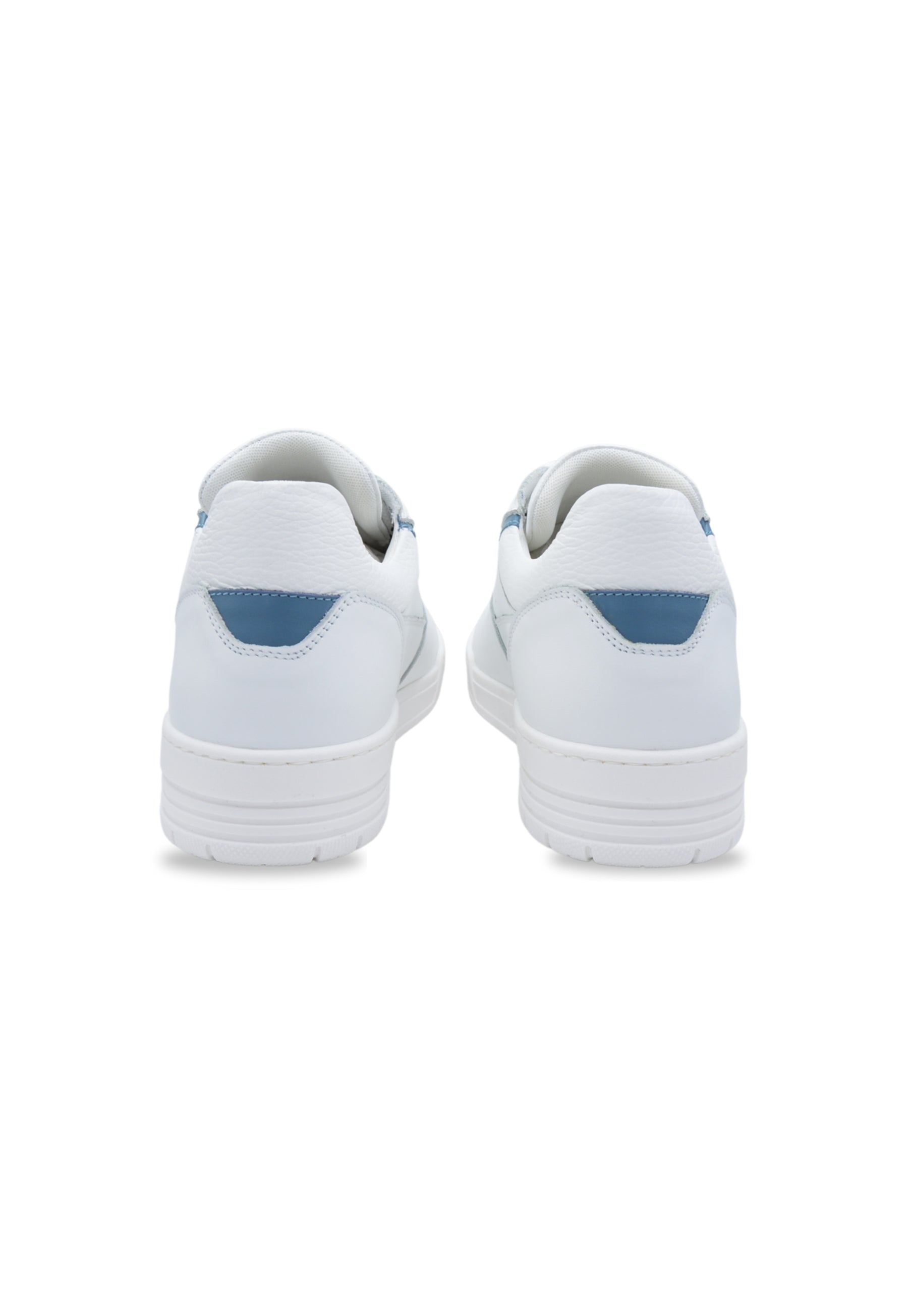 Sneakers Pelle bianca e acqua - DR6