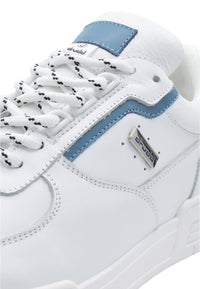 Sneakers Pelle bianca e acqua - DR6