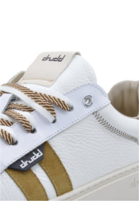 Sneakers in pelle e camoscio white  e beige - D-Ethan