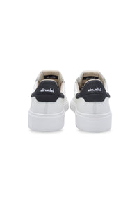 Sneakers in pelle e camoscio white e black - D-Ethan