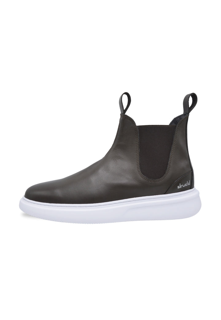 Stivaletto sneakers in pelle marrone- D-LOUIS