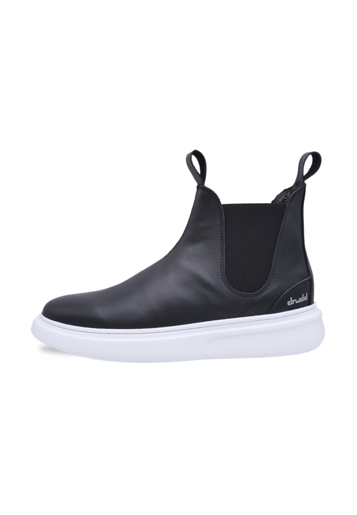 Stivaletto sneakers in pelle nero- D-LOUIS