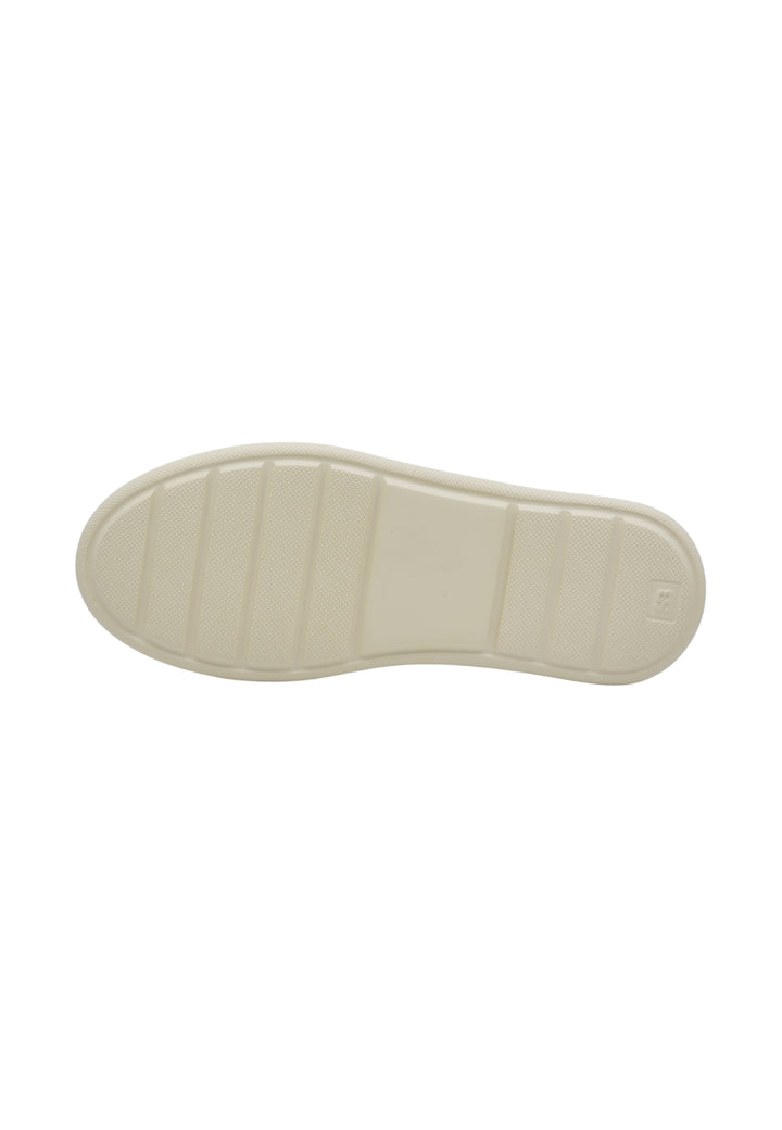 Sneakers in pelle martellata bianca - D-Mark