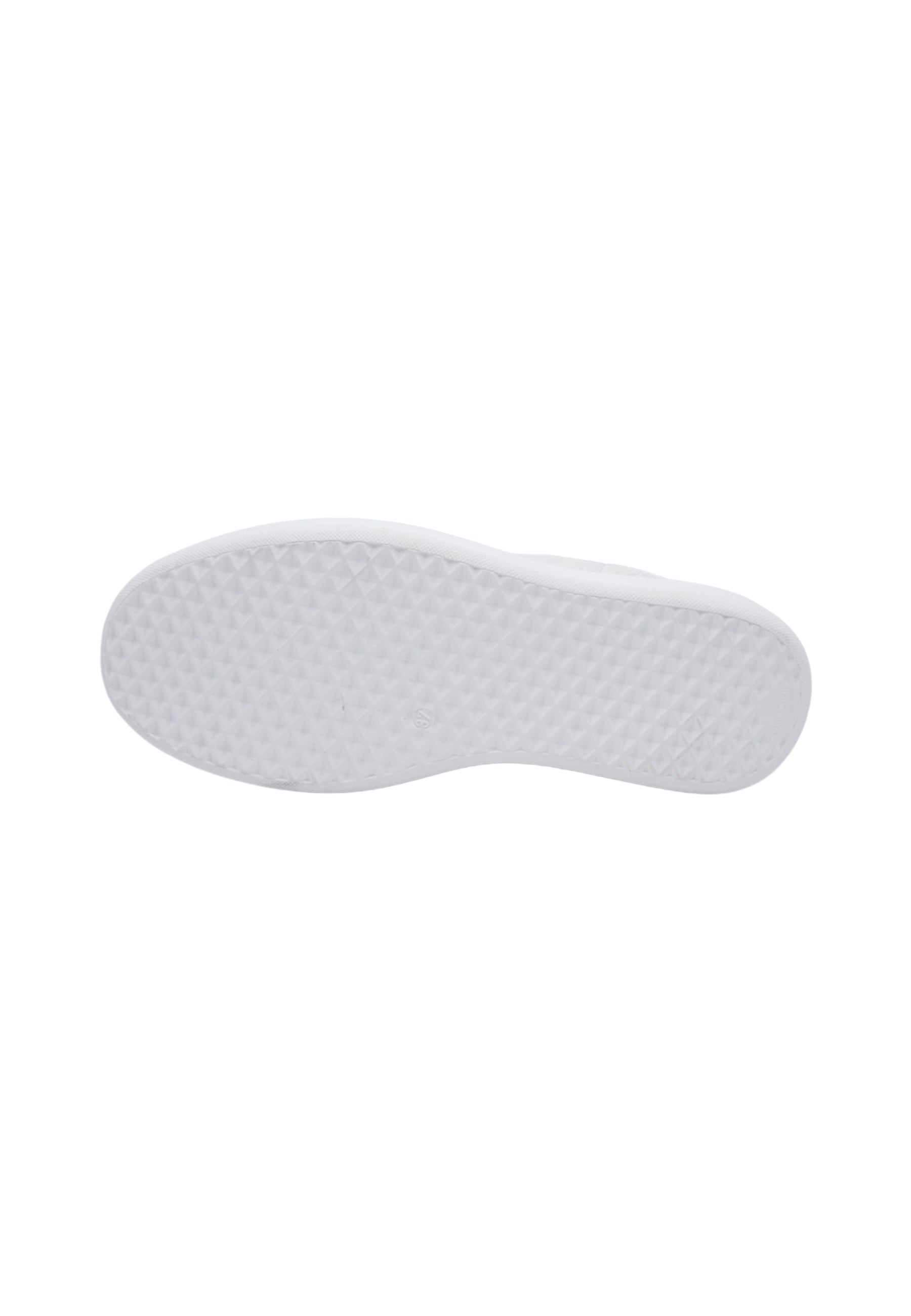 Sneakers Pelle Bottalata Bianco - D-MONTY