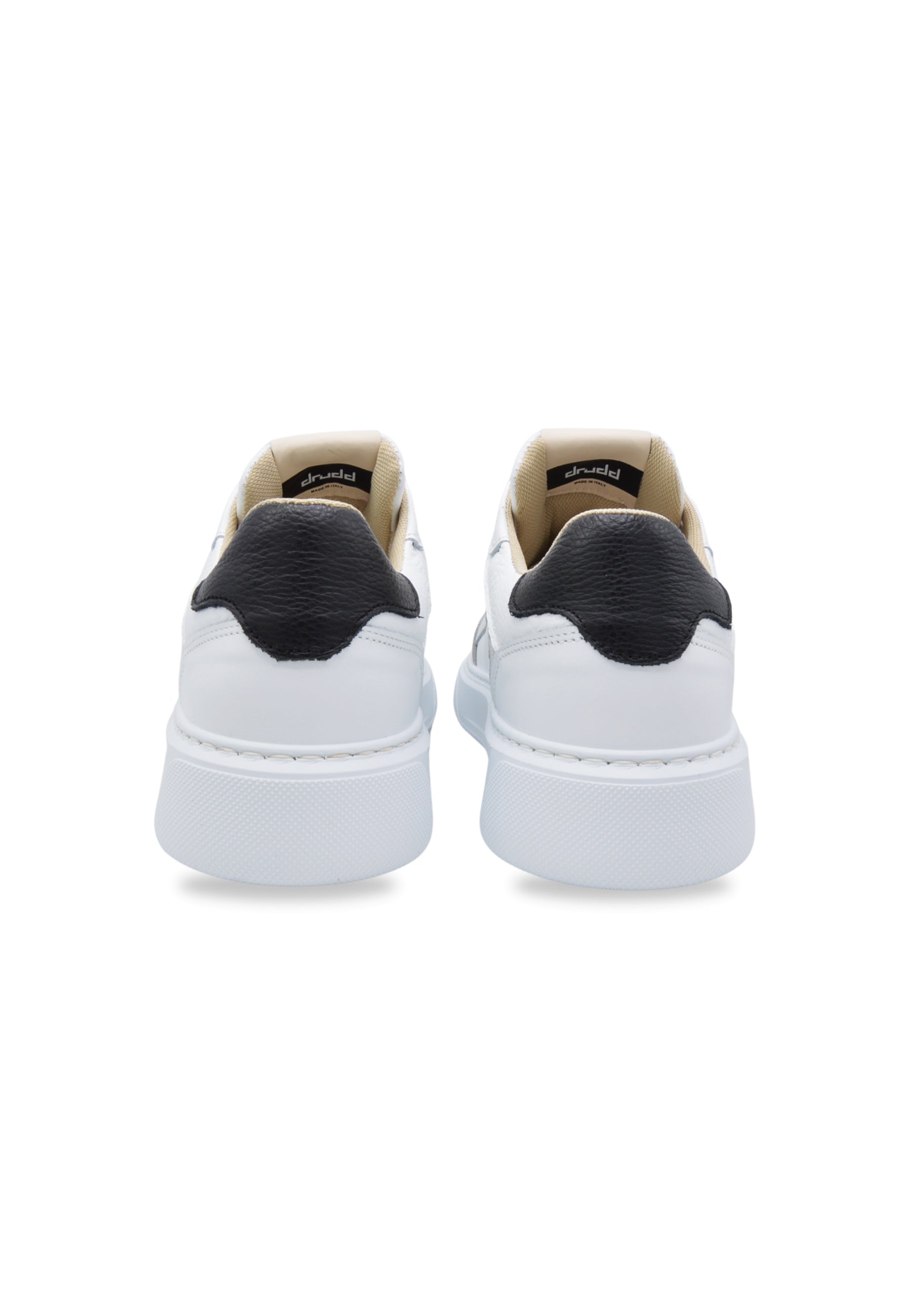 Sneakers in pelle bianca e nera - D-Nathan