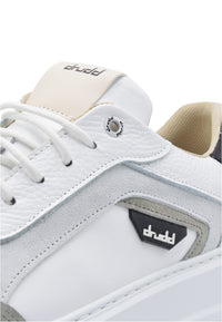 Sneakers in pelle bianca e nera - D-Nathan