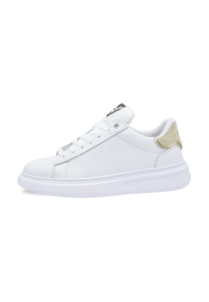 Sneakers Pelle Bianco e Sabbia - D-Noah