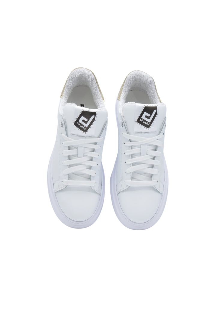 Sneakers Pelle Bianco e Sabbia - D-Noah