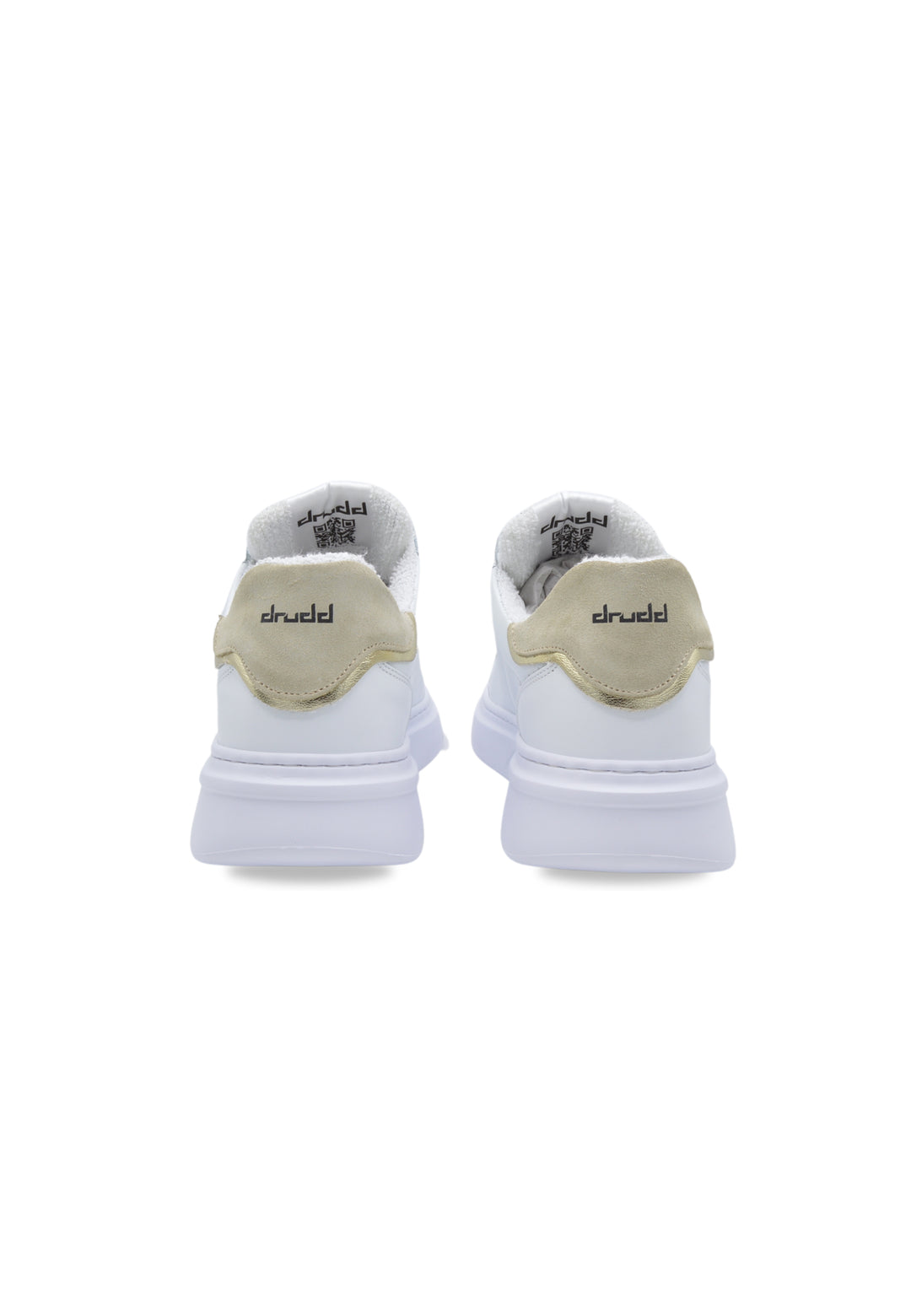 Sneakers Pelle Bianco e Sabbia - D-Noah