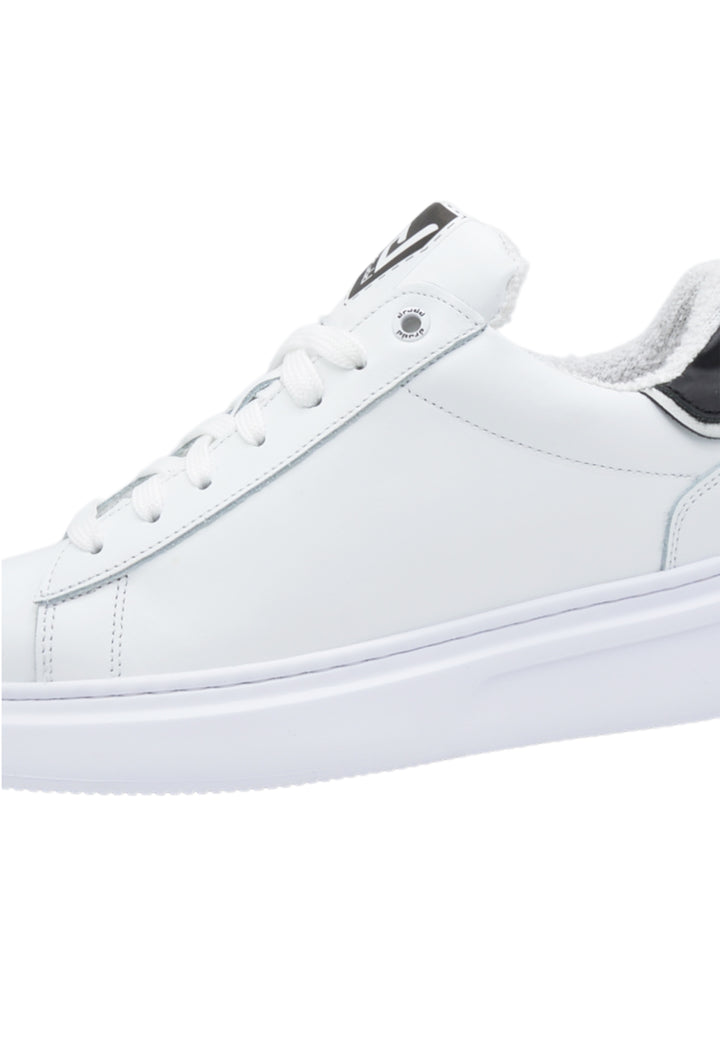 Sneakers Pelle Bianco e Nero - D-Noah