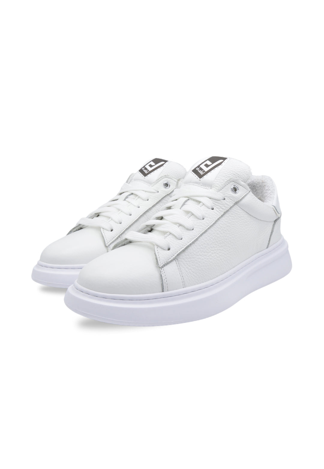 Sneakers Pelle Bianca- D-Noah