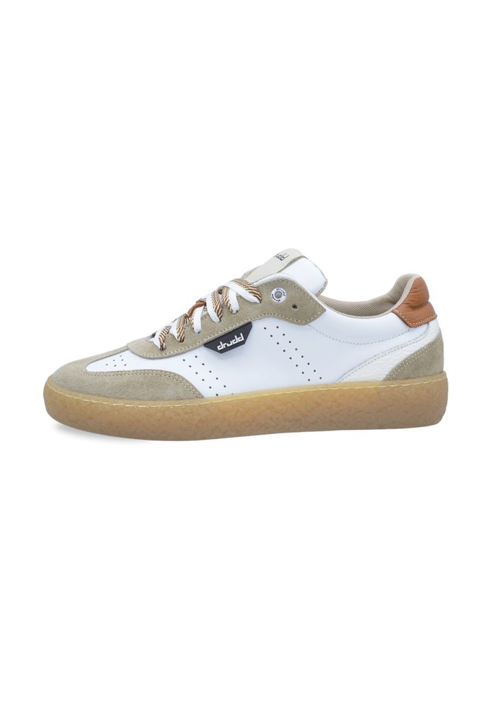 Sneakers in pelle e camoscio bianco e beige - D-Sylmar