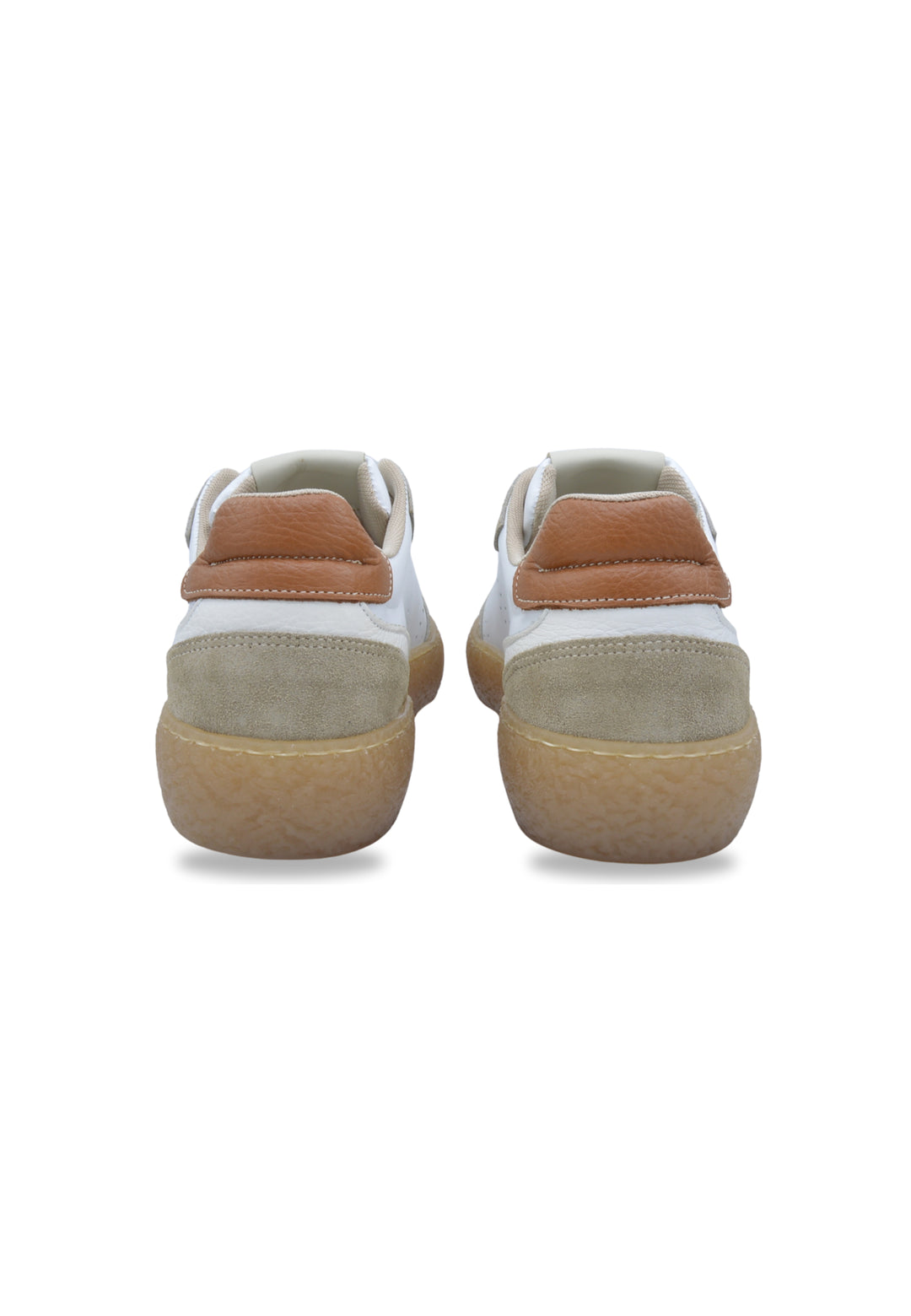 Sneakers in pelle e camoscio bianco e beige - D-Sylmar