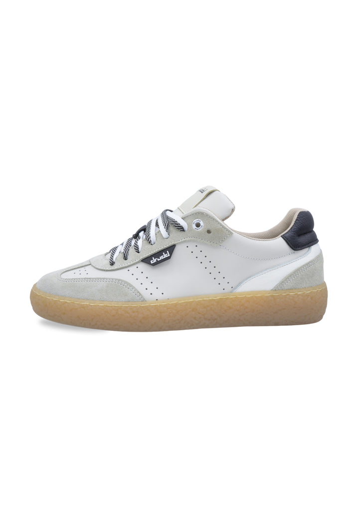 Sneakers in pelle e camoscio bianco e nero - D-Sylmar