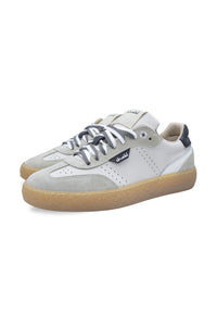 Sneakers in pelle e camoscio bianco e nero - D-Sylmar