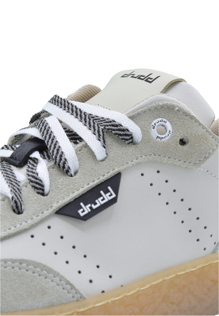 Sneakers in pelle e camoscio bianco e nero - D-Sylmar