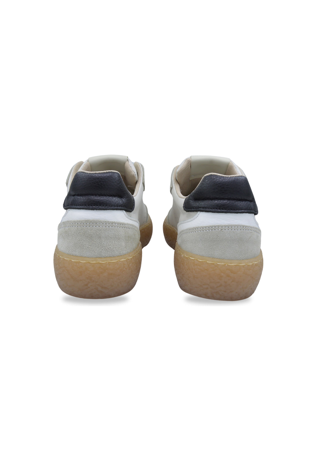 Sneakers in pelle e camoscio bianco e nero - D-Sylmar