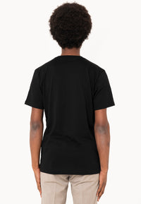 T-shirt nera 100% cotone - D-shirt