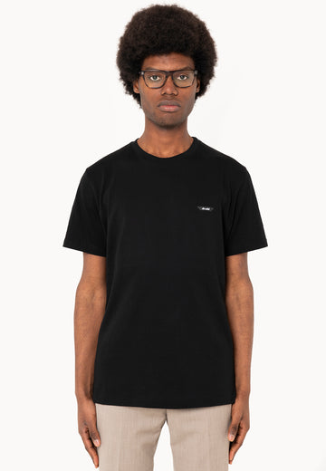 T-shirt nera 100% cotone - D-shirt