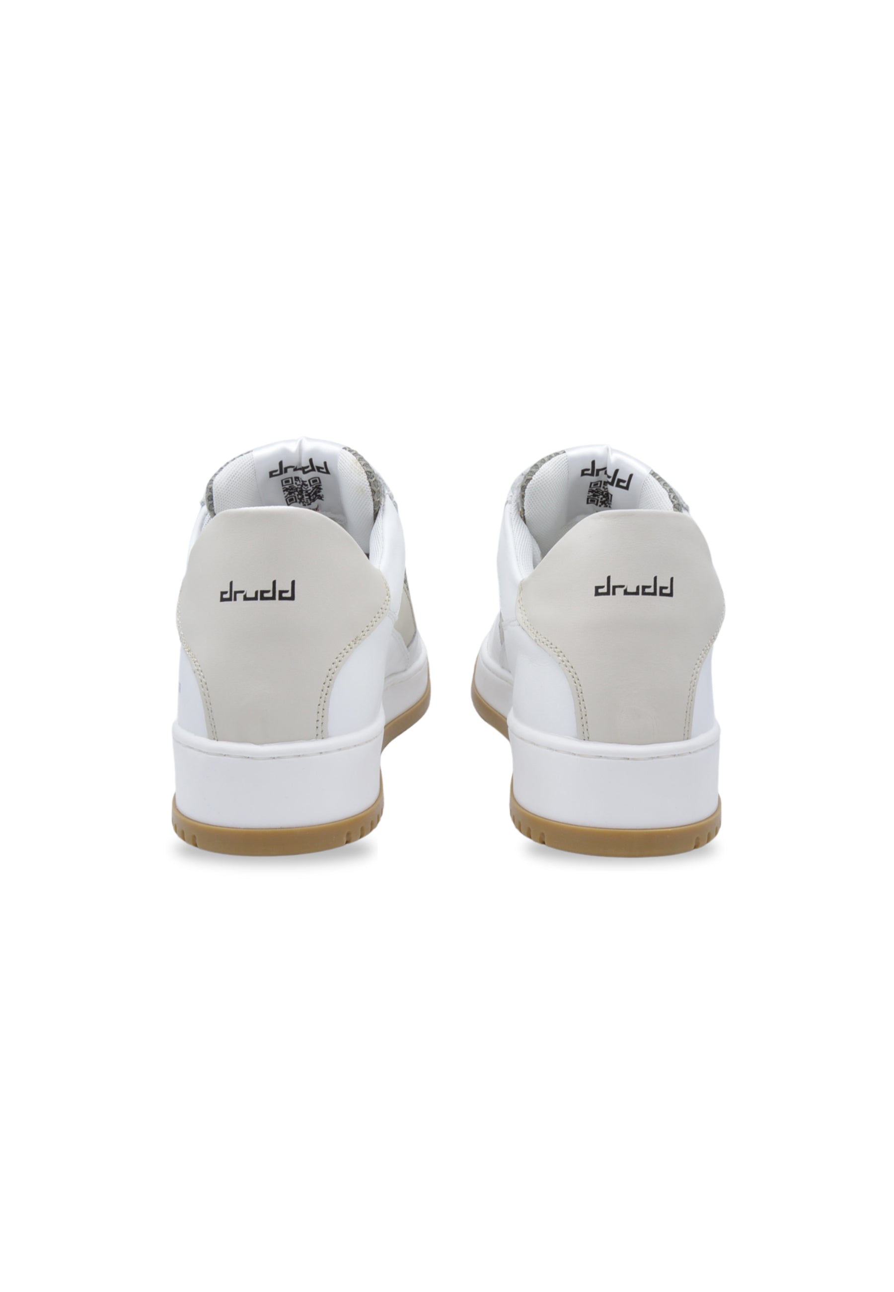 Sneakers in pelle bianca e beige - D-Thunder