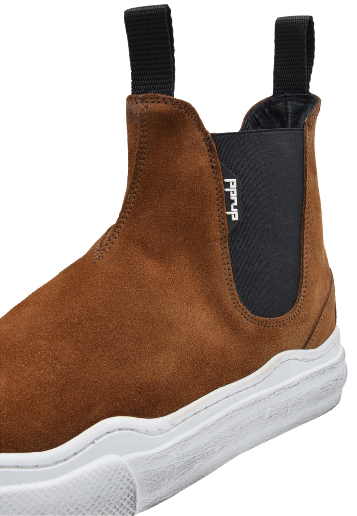 Sneakers alta camoscio cognac - D-Tiger