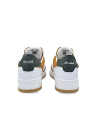 Sneakers in pelle bianca e cuoio - D-Vortex