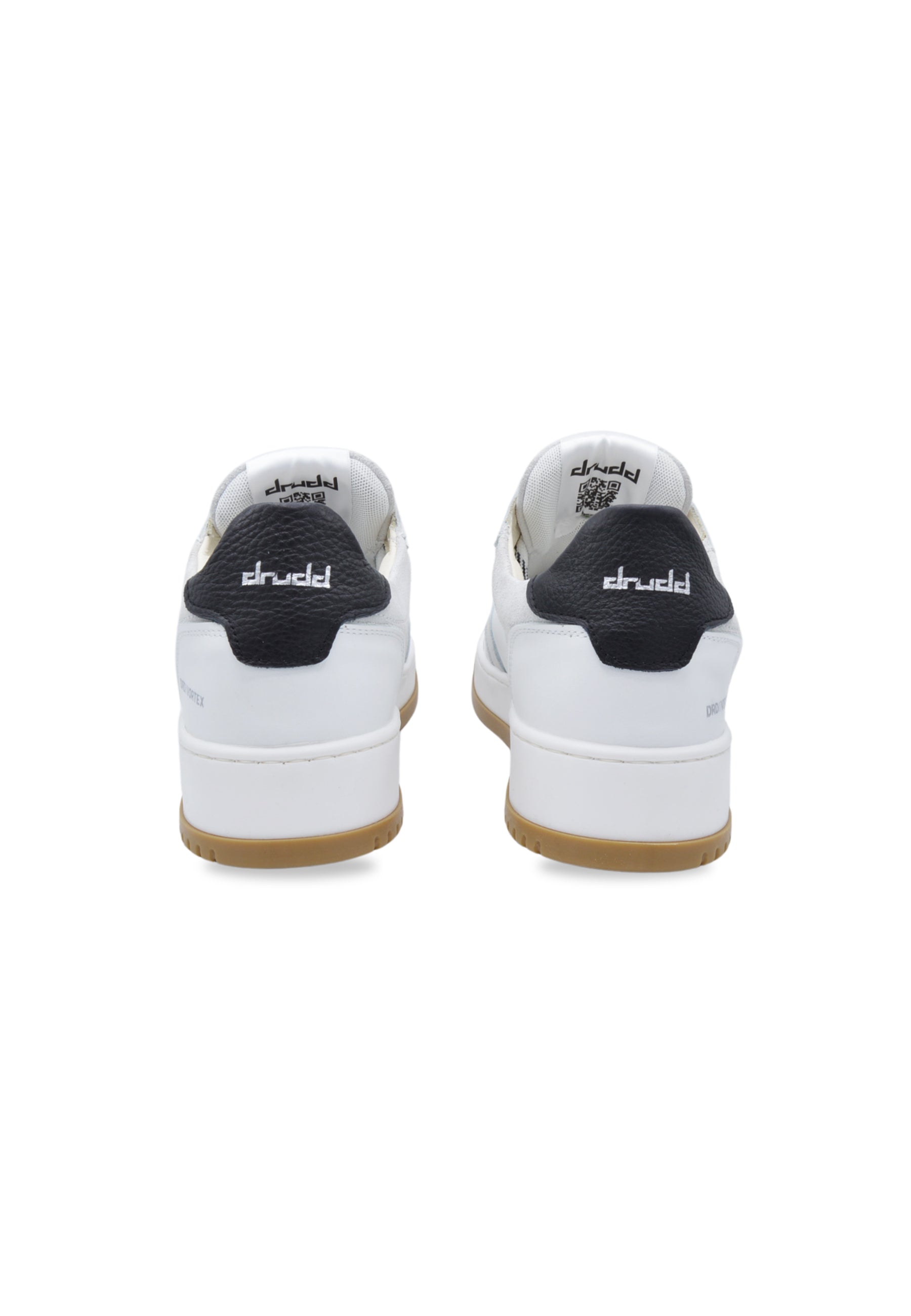Sneakers in pelle bianca e nera - D-Vortex