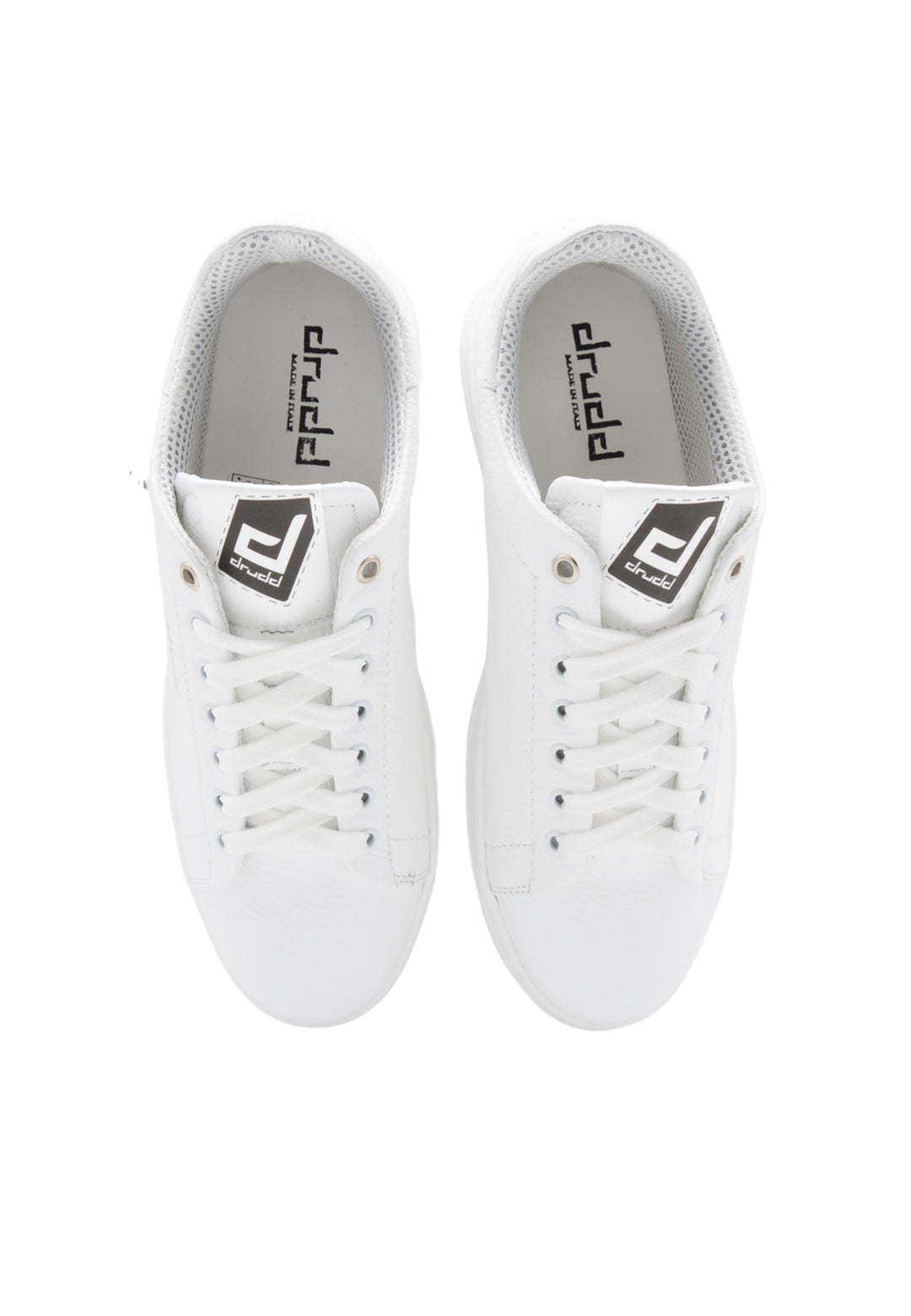 Sneakers Pelle Bottalata Bianco - D-YORK
