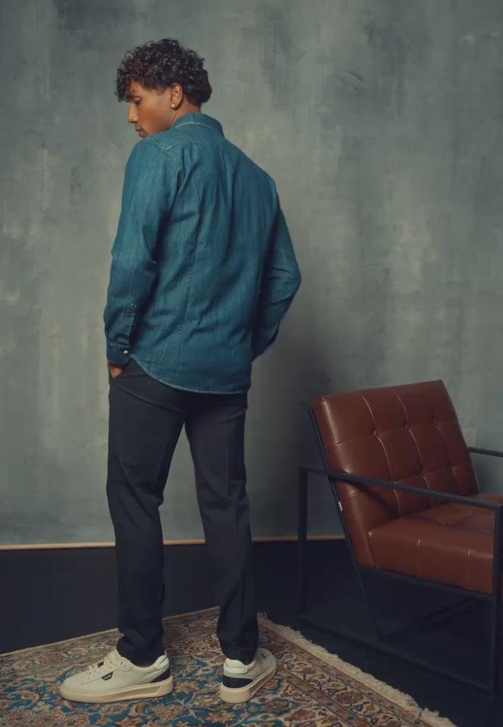 Camicia Jeans  100% cotone - D-OZ6