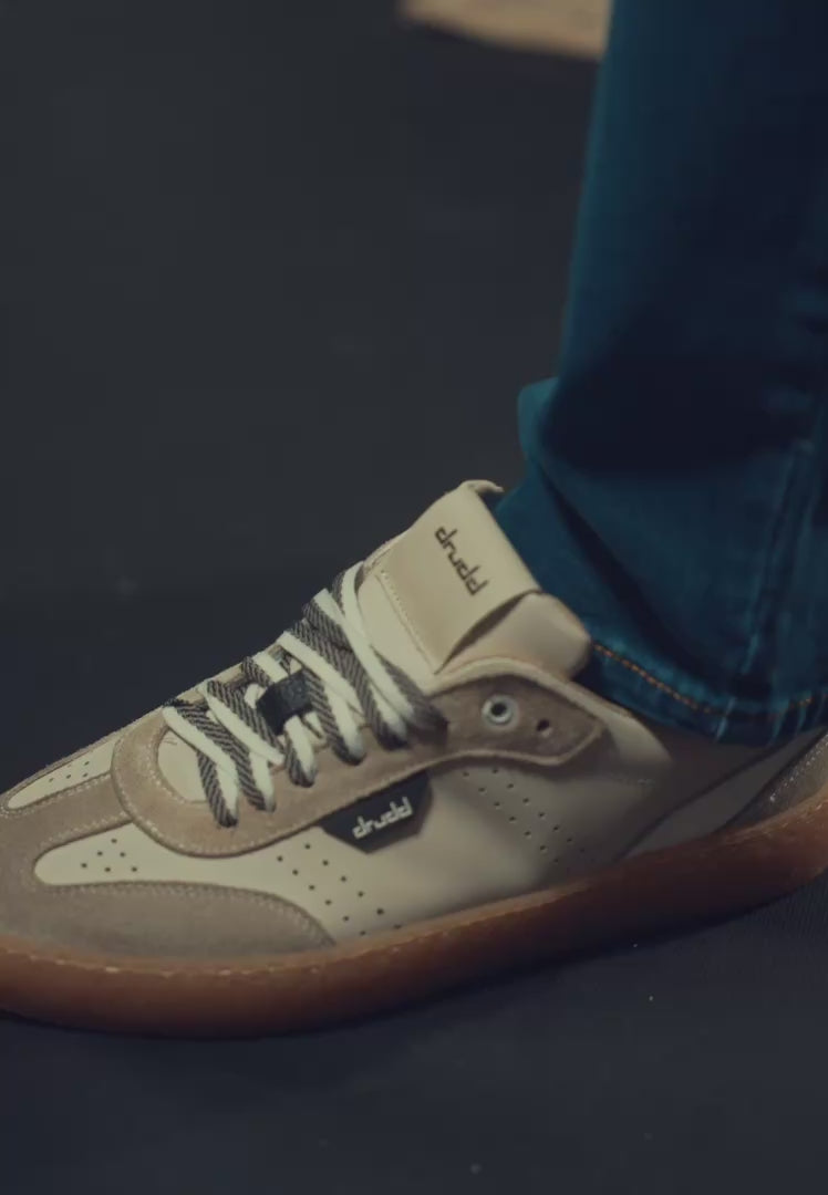 Sneakers in pelle e camoscio bianco e nero - D-Sylmar