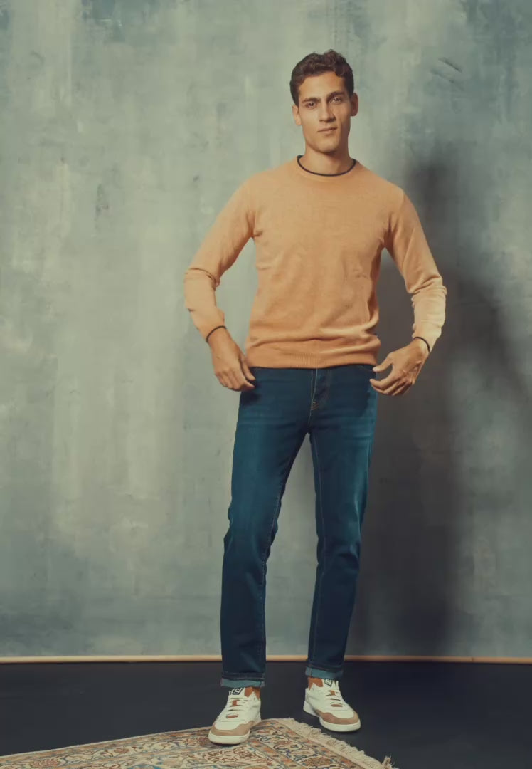 Maglione giro collo in Lana - D-Cold Pesca